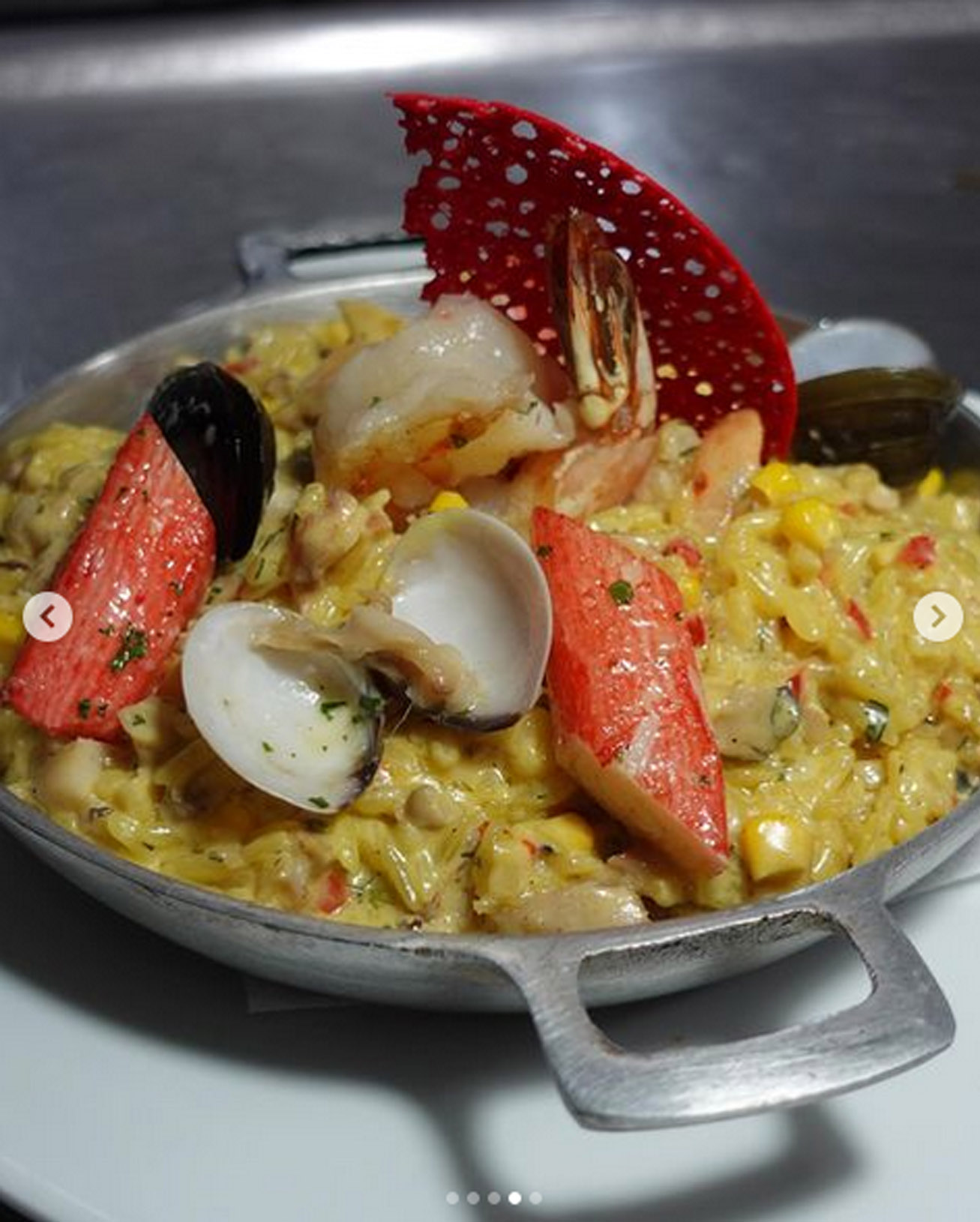 Cremoso de mariscos