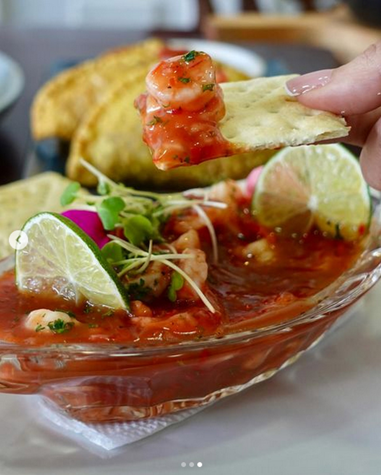 Ceviche de camarón